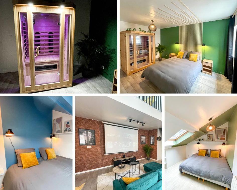 Superbe Appartement-Sauna-Cinema-Parking-Gare Amiens Exteriér fotografie