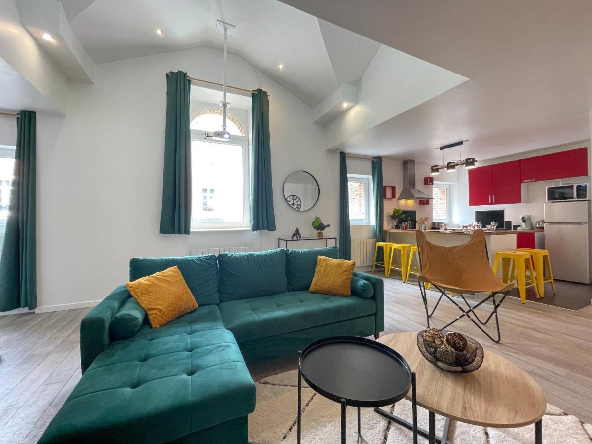 Superbe Appartement-Sauna-Cinema-Parking-Gare Amiens Exteriér fotografie