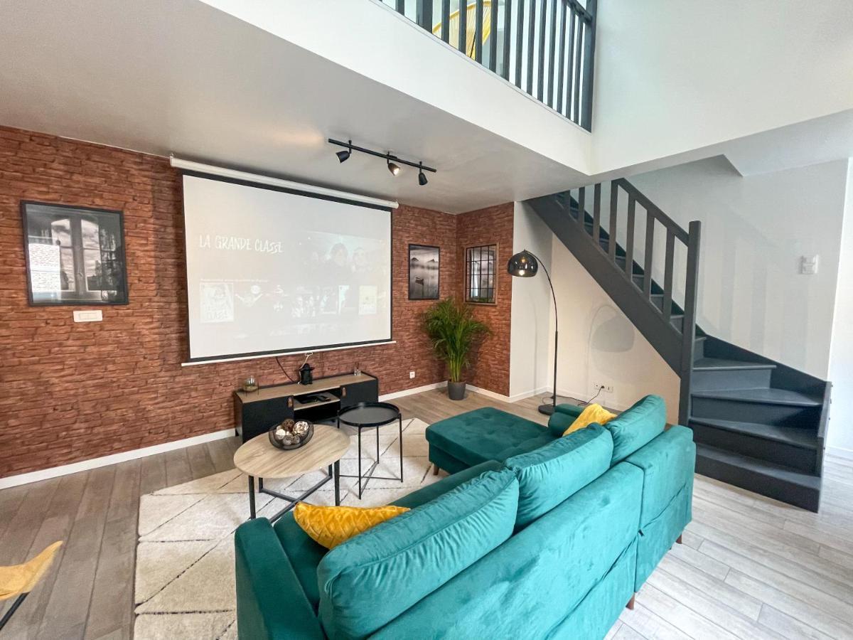 Superbe Appartement-Sauna-Cinema-Parking-Gare Amiens Exteriér fotografie