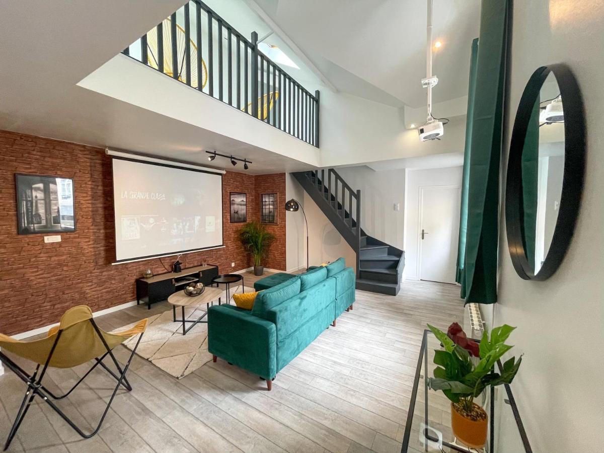 Superbe Appartement-Sauna-Cinema-Parking-Gare Amiens Exteriér fotografie