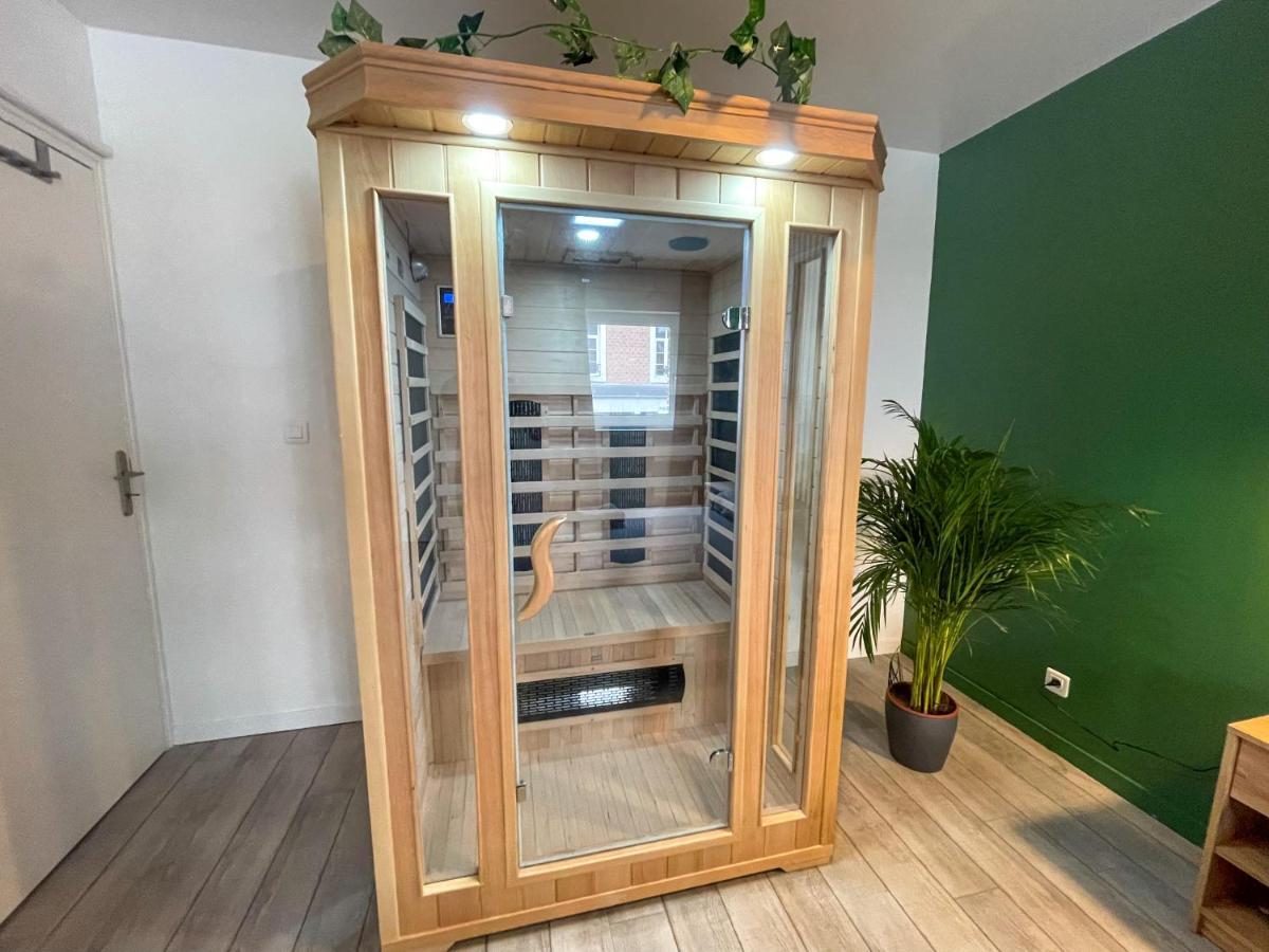 Superbe Appartement-Sauna-Cinema-Parking-Gare Amiens Exteriér fotografie