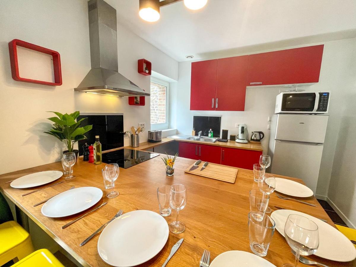 Superbe Appartement-Sauna-Cinema-Parking-Gare Amiens Exteriér fotografie