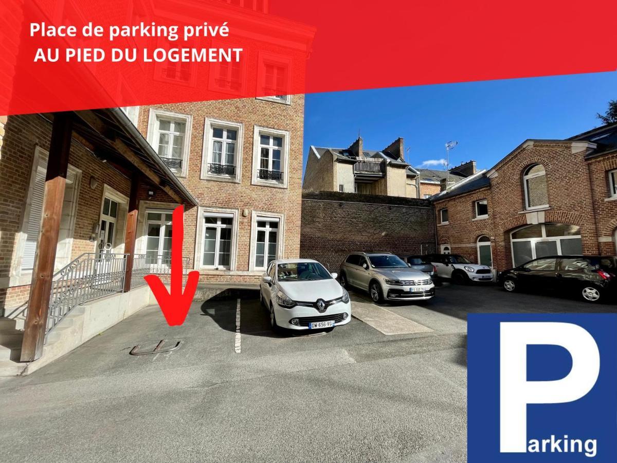 Superbe Appartement-Sauna-Cinema-Parking-Gare Amiens Exteriér fotografie