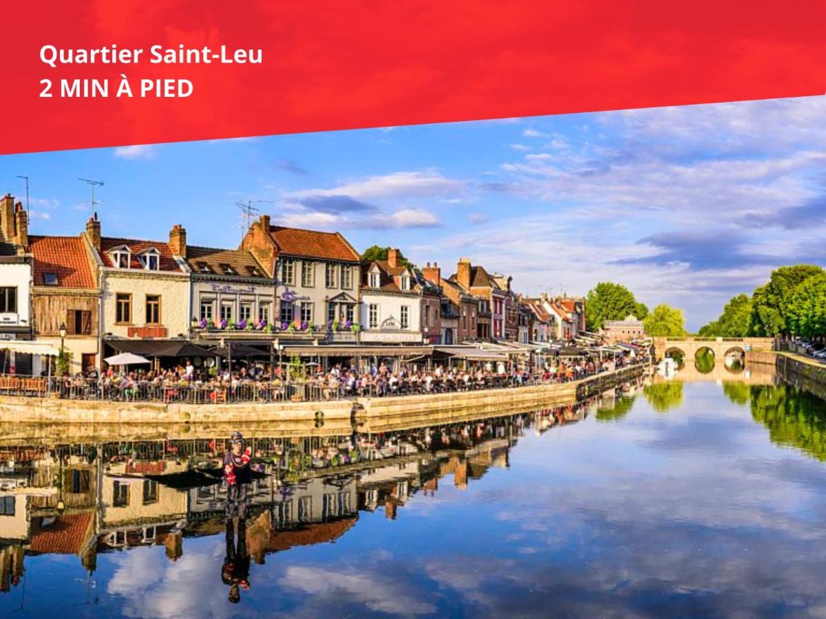 Superbe Appartement-Sauna-Cinema-Parking-Gare Amiens Exteriér fotografie