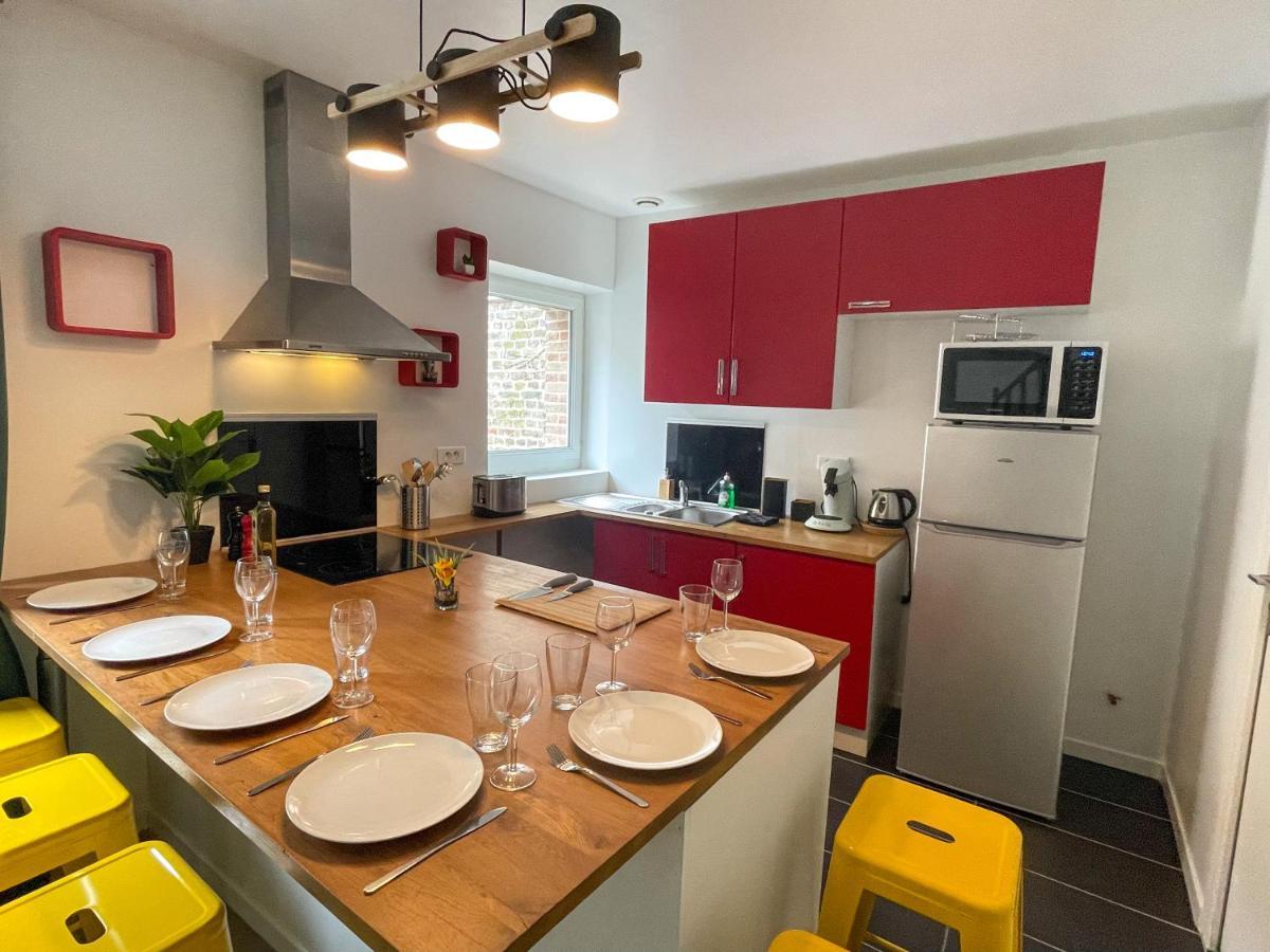 Superbe Appartement-Sauna-Cinema-Parking-Gare Amiens Exteriér fotografie