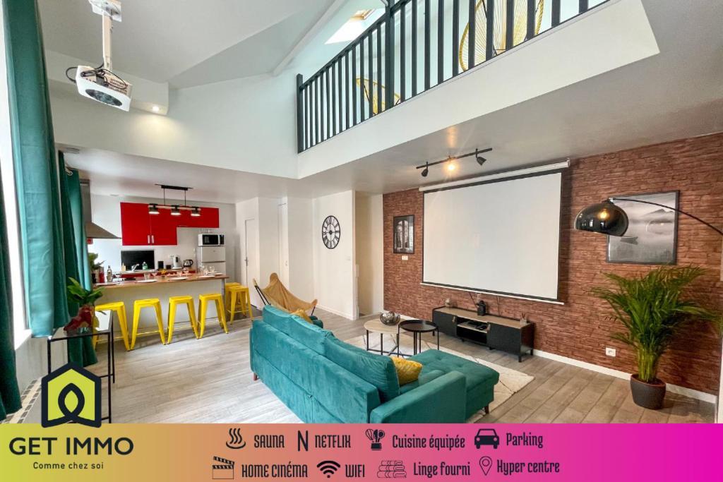 Superbe Appartement-Sauna-Cinema-Parking-Gare Amiens Exteriér fotografie